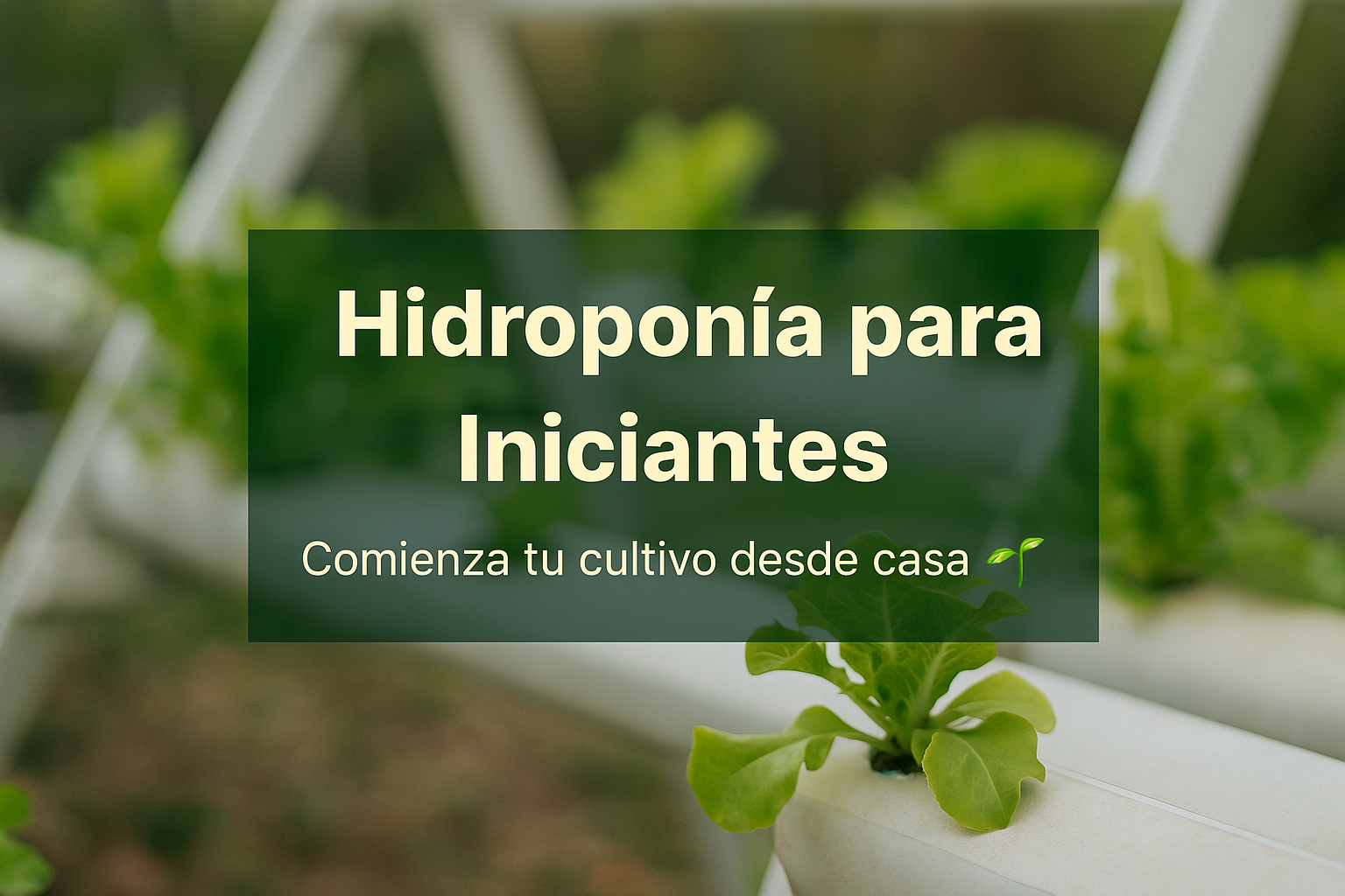 Hidroponía para Iniciantes